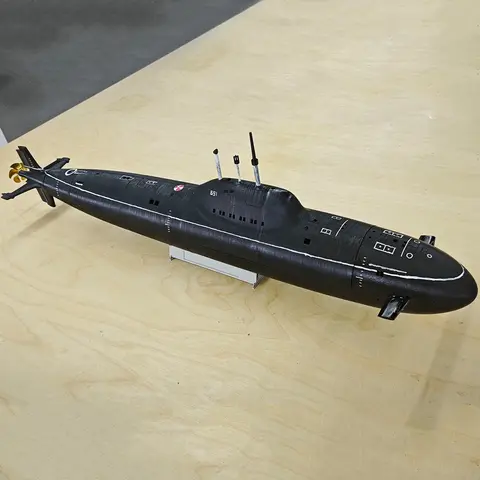 1/100 RC Boat 90cm Alpha Submarine Remote Control Ships Sinkable and Diving RC Schiffe Model RTR Ship Toy