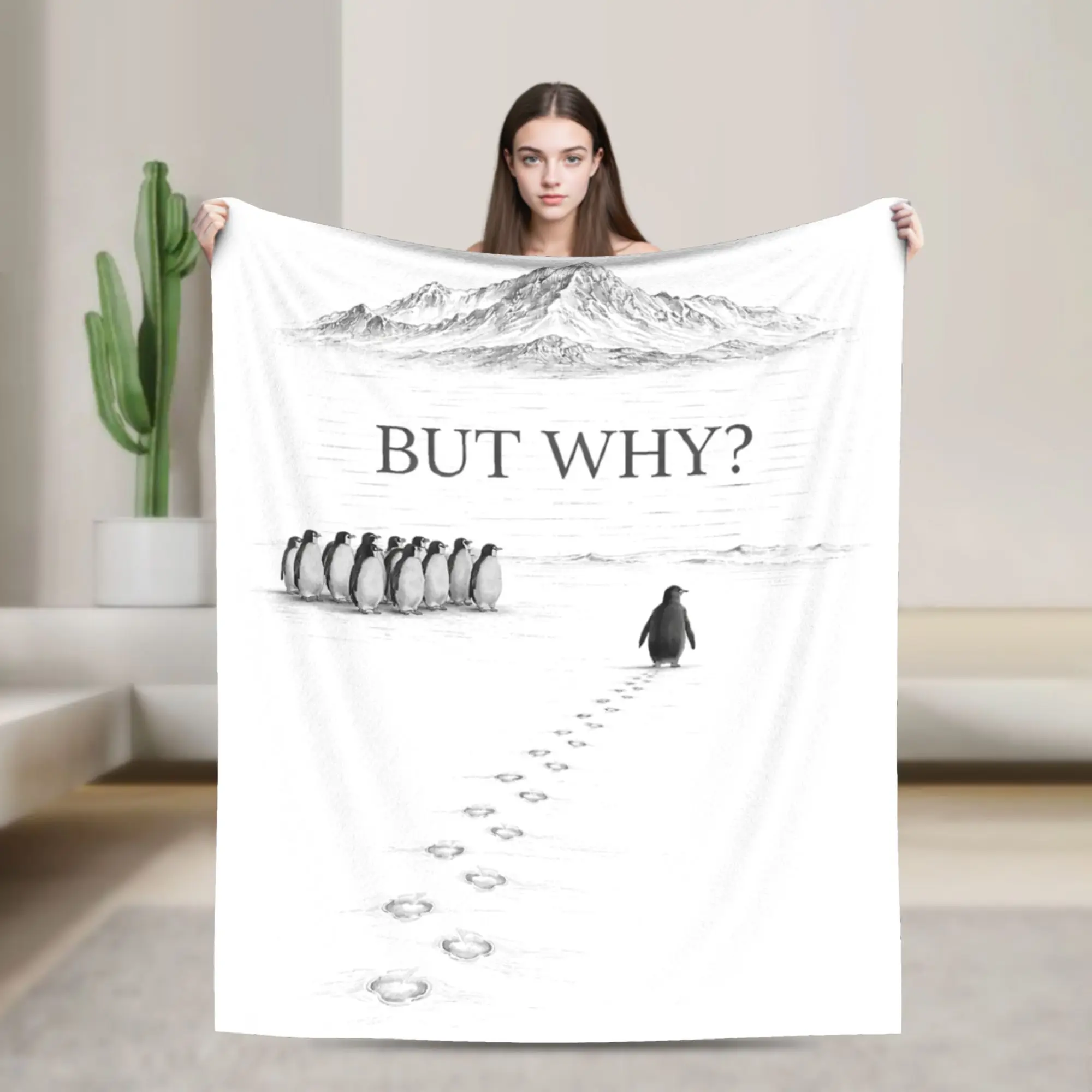 Nihilist Penguin But Why Fleece Blanket Novelty Throw Blankets for Home 200x150cm Quilt,
Nihilist Penguin But Why Fleece Blanket Novelty Throw Blankets for Home 200x150cm Quilt,