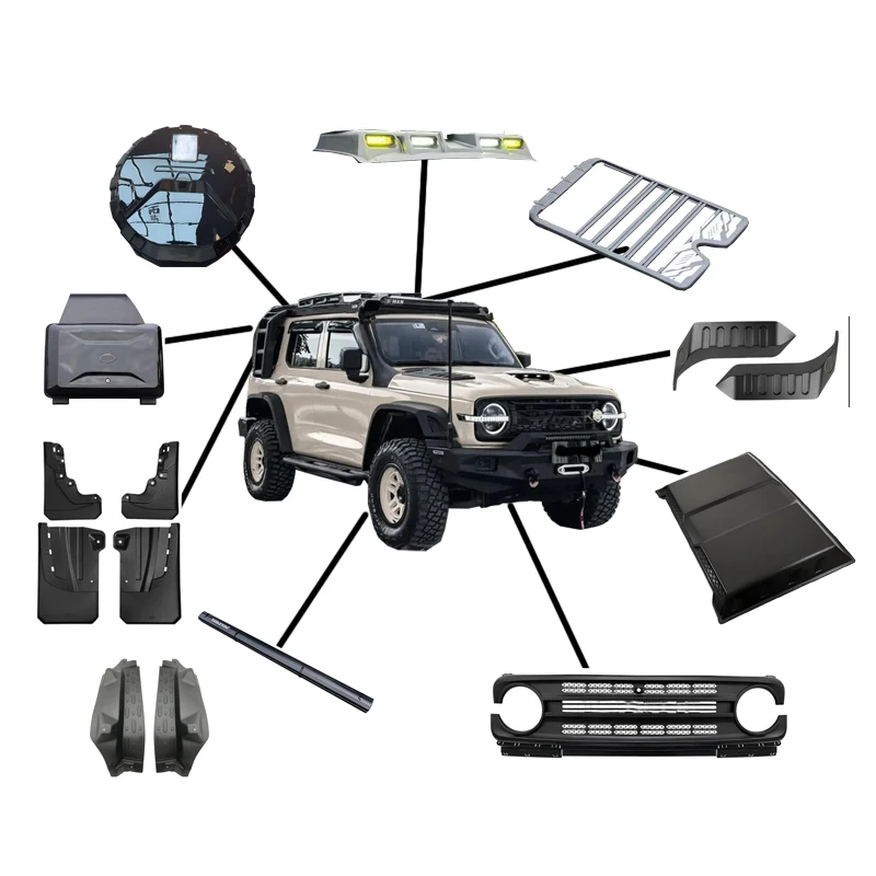 For Great Wall Tank 300 Full Set Off-Road Car Kit, Luggage Rack Platform, Ladder, Side Bag & Tent
For Great Wall Tank 300 Full Set Off-Road Car Kit, Luggage Rack Platform, Ladder, Side Bag & Tent