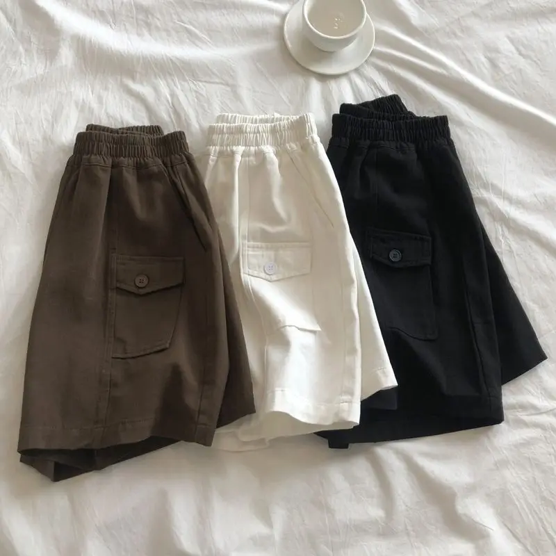 Korean Style plus Size Workwear Shorts Women's High Waist Casual Sports Hot Pants Summer Loose Fit Comfortable plus Size
Korean Style plus Size Workwear Shorts Women's High Waist Casual Sports Hot Pants Summer Loose Fit Comfortable plus Size