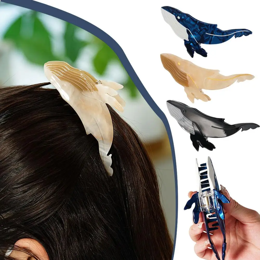 New Korean Blue Whale Hair Claw Acetate Hair Clips Hair Animal Hair Clip Catches Sea Popular Claw Creature Hair Accessorie Z8T7
New Korean Blue Whale Hair Claw Acetate Hair Clips Hair Animal Hair Clip Catches Sea Popular Claw Creature Hair Accessorie Z8T7