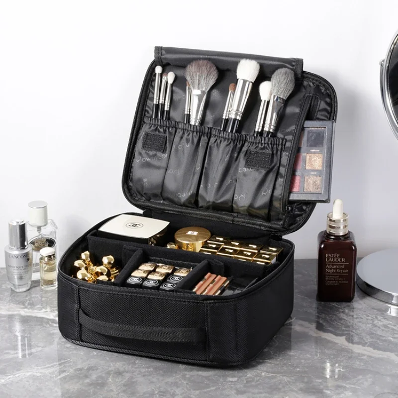 Makeup bag 2023 new women's portable large capacity black small men's storage toiletries travel
Makeup bag 2023 new women's portable large capacity black small men's storage toiletries travel