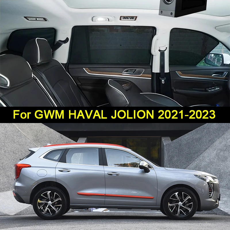 Магнитный автомобильный солнцезащитный козырек для GWM HAVAL JOLION 2021-2023, занавеска на переднее ветровое стекло, занавески на боковые окна автомобиля, аксессуары для конфиденциальности
Магнитный автомобильный солнцезащитный козырек для GWM HAVAL JOLION 2021-2023, занавеска на переднее ветровое стекло, занавески на боковые окна автомобиля, аксессуары для конфиденциальности