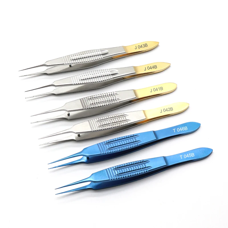 Tying Forceps Ophthalmic Forceps with Teeth Eye Instrument Stainless Steel Titanium Alloy Teethed Forceps Tweezer Clamp Dental
Tying Forceps Ophthalmic Forceps with Teeth Eye Instrument Stainless Steel Titanium Alloy Teethed Forceps Tweezer Clamp Dental