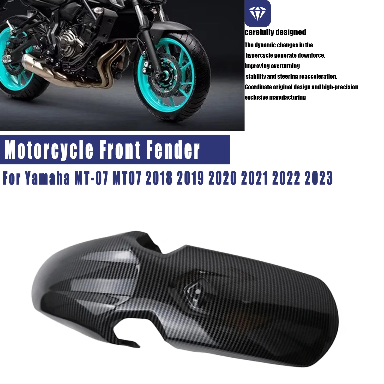 Motorcycle Accessories Front Wheel Fender Mudguard Splash Guard Fairing Fit For Yamaha MT-07 MT07 2018 2019 2020 2021 2022 2023
Motorcycle Accessories Front Wheel Fender Mudguard Splash Guard Fairing Fit For Yamaha MT-07 MT07 2018 2019 2020 2021 2022 2023