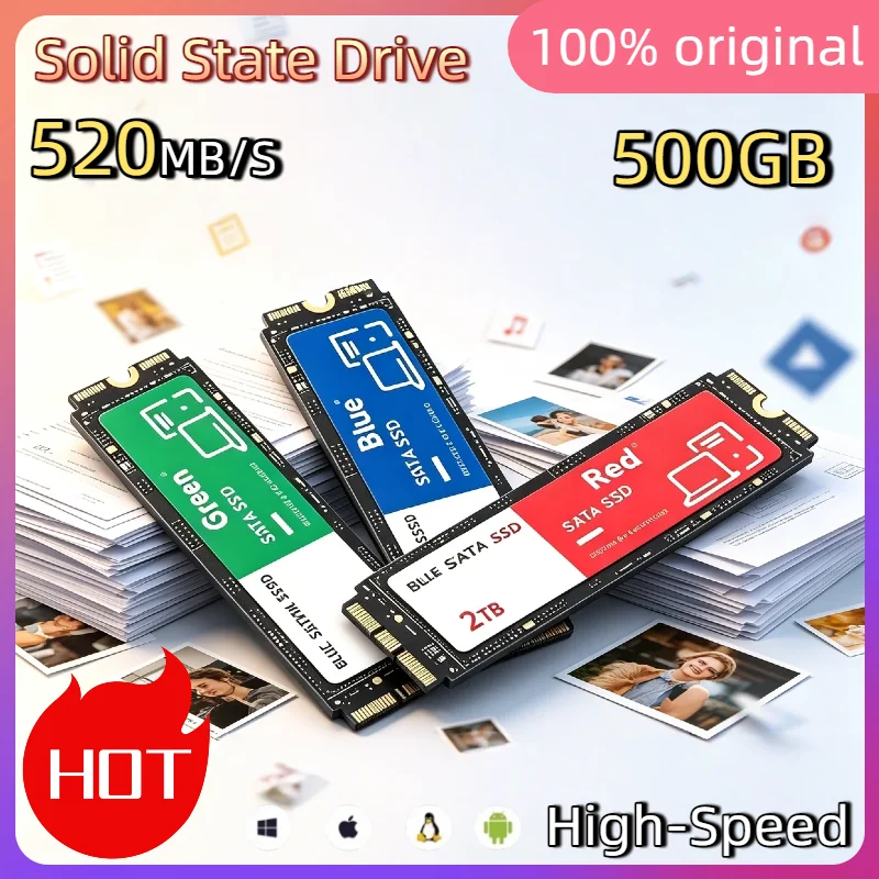 M.2 NVMe 2026 New 500GB SSD Ultra Fast Internal Solid State Drive Hard Disk for Desktop Laptop PC Computer Upgrade Pro Max
M.2 NVMe 2026 New 500GB SSD Ultra Fast Internal Solid State Drive Hard Disk for Desktop Laptop PC Computer Upgrade Pro Max