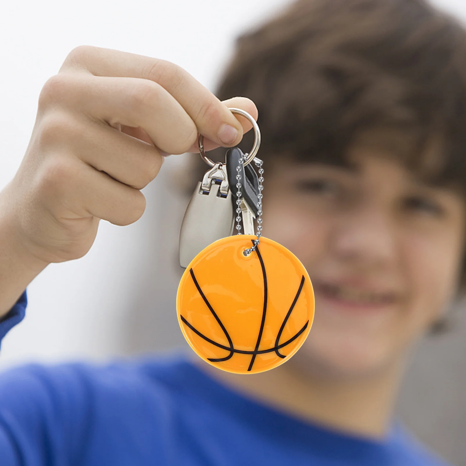 6pcs Basketball Keychains 6cm PVC Night Visibility Accessories Orange Plastic Reflectors Silver Colors Pack
6pcs Basketball Keychains 6cm PVC Night Visibility Accessories Orange Plastic Reflectors Silver Colors Pack