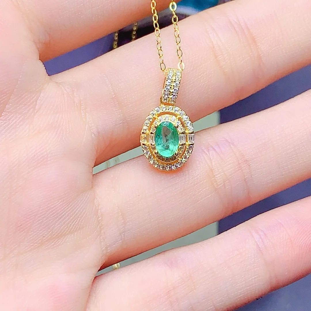 Сияющий ярко изысканный классический серебряный кулон S925 с натуральным изумрудом идеально подходит для повседневного или вечеринки
Сияющий ярко изысканный классический серебряный кулон S925 с натуральным изумрудом идеально подходит для повседневного или вечеринки