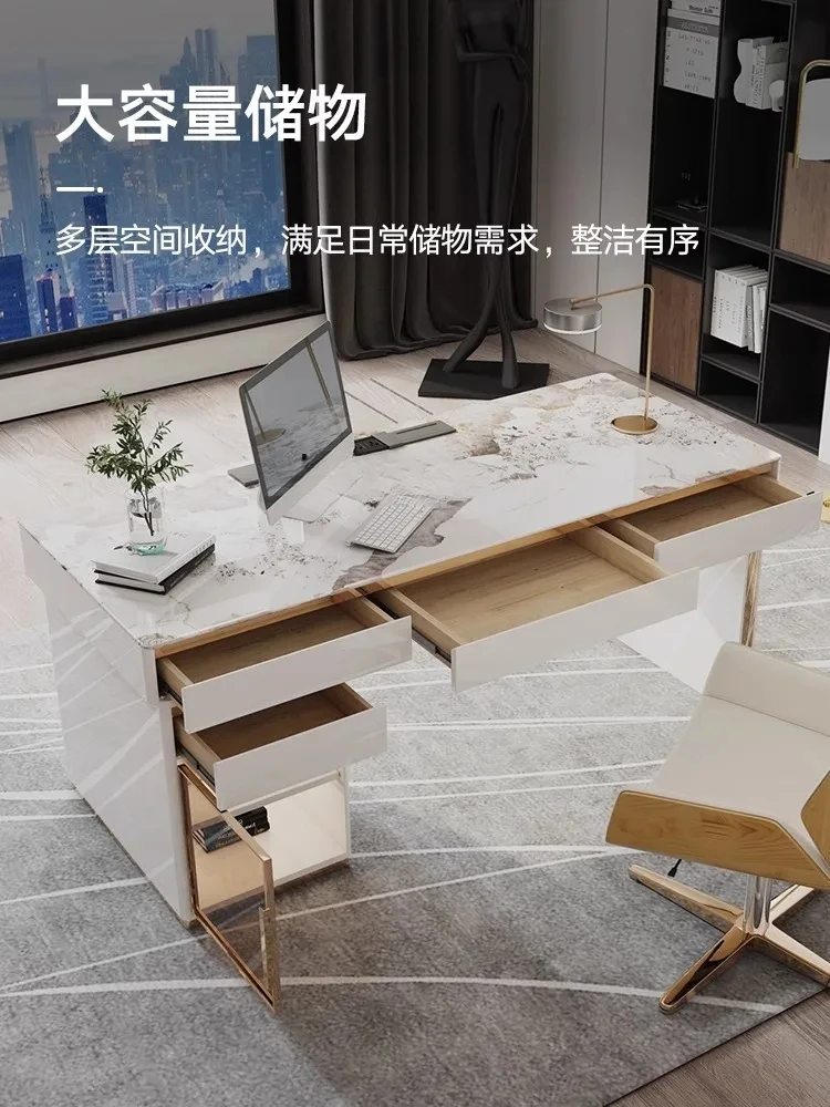 Light Luxury Stone Plate Desk Chair Italian Minimalist Nordic Minimalist Modern Study Home Computer Desk
Light Luxury Stone Plate Desk Chair Italian Minimalist Nordic Minimalist Modern Study Home Computer Desk