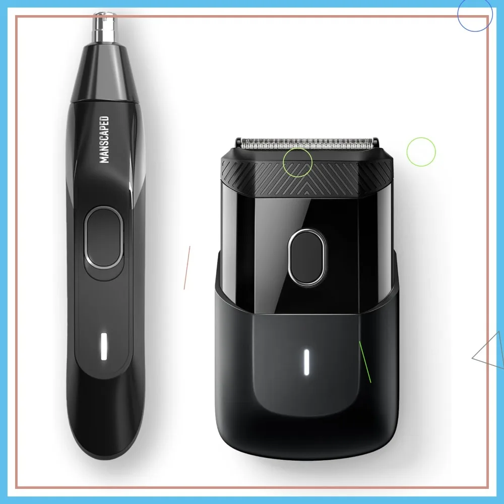 Travel Nose & Ear Hair Trimmer and Compact Face Shaver Set for Men
Travel Nose & Ear Hair Trimmer and Compact Face Shaver Set for Men