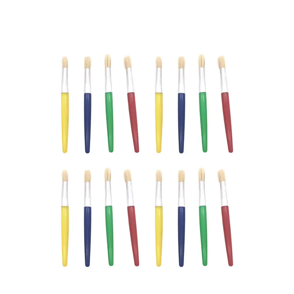 16Pcs Kids Painting Brush Set 4 Colors Round Head Graffiti Drawing Tool for Children Adults DIY Art Craft Swine Hair Plastic
16Pcs Kids Painting Brush Set 4 Colors Round Head Graffiti Drawing Tool for Children Adults DIY Art Craft Swine Hair Plastic