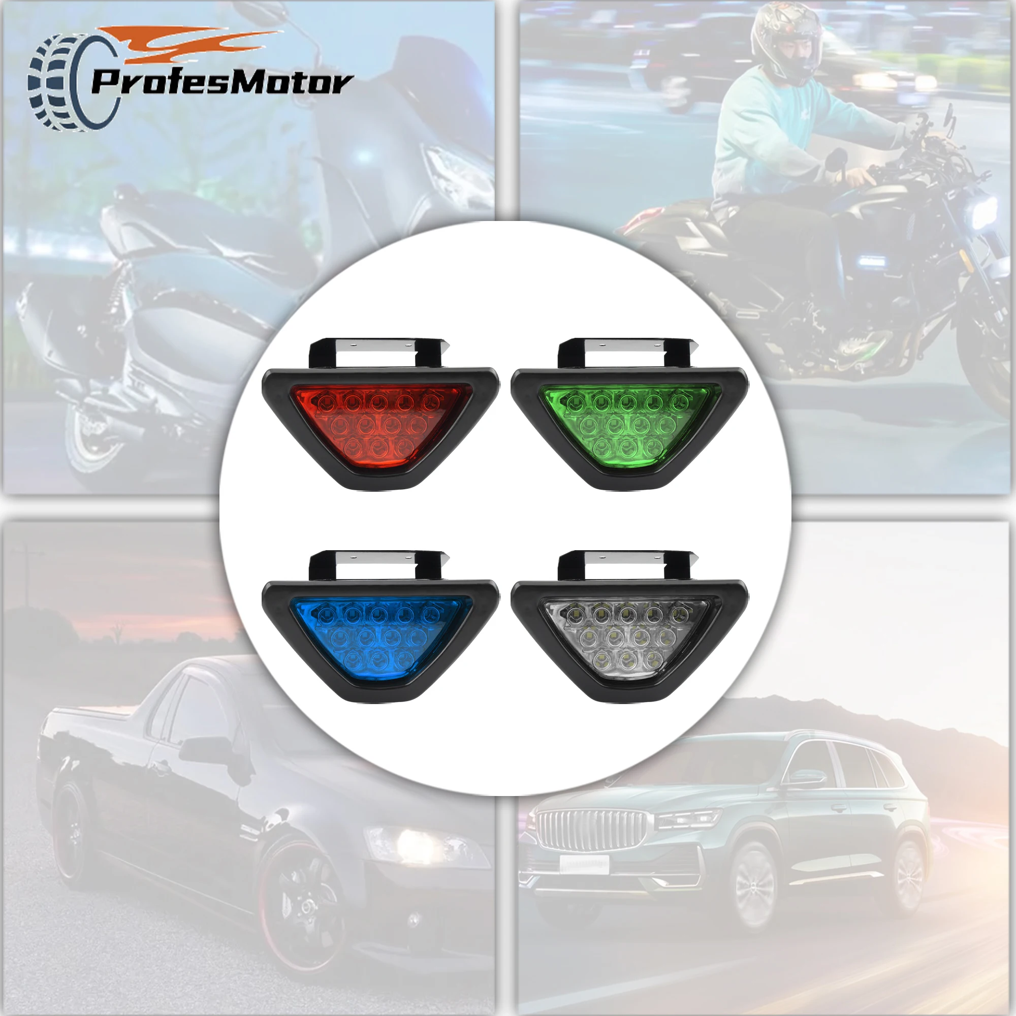 Universal Motorcycle LED Tail Light Brake Signal Lamp for ATV UTV Harley Scooter Triangle Warning Light Modification Accessories
Universal Motorcycle LED Tail Light Brake Signal Lamp for ATV UTV Harley Scooter Triangle Warning Light Modification Accessories