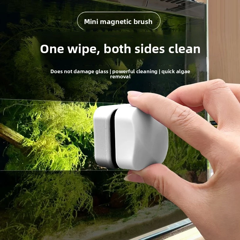 Aquarium Magnetic Cleaner Strong Magnet Glass Scraper Small Fish Tanks Algae Remover Window Brush
Aquarium Magnetic Cleaner Strong Magnet Glass Scraper Small Fish Tanks Algae Remover Window Brush