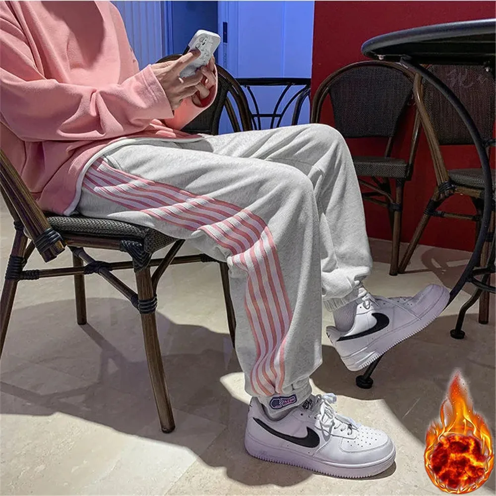 Striped Casual High Waisted Pants Women Korean Chic Sports Loose Baggy Y2k Clothes Trousers Streetwear Hip Hop Punk Harem Pants
Striped Casual High Waisted Pants Women Korean Chic Sports Loose Baggy Y2k Clothes Trousers Streetwear Hip Hop Punk Harem Pants