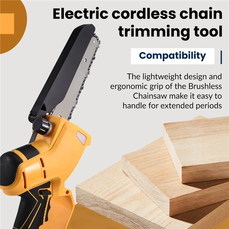 IALJ-бесщеточная бензопила 6-дюймовая электрическая аккумуляторная цепная пила для обрезки древесины, электроинструменты для резки аккумулятора 18 В 20 В
IALJ-бесщеточная бензопила 6-дюймовая электрическая аккумуляторная цепная пила для обрезки древесины, электроинструменты для резки аккумулятора 18 В 20 В