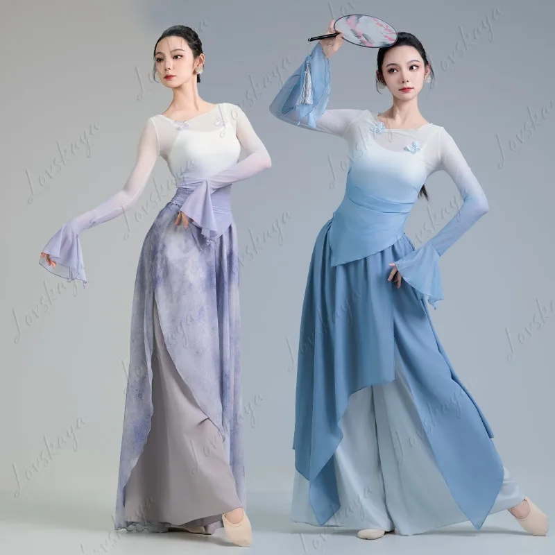 New Classical Dance Costumes Female Elegant Chinese Style Body Rhyme Gradual Change Butterfly Gauze Performance Costumes
New Classical Dance Costumes Female Elegant Chinese Style Body Rhyme Gradual Change Butterfly Gauze Performance Costumes
