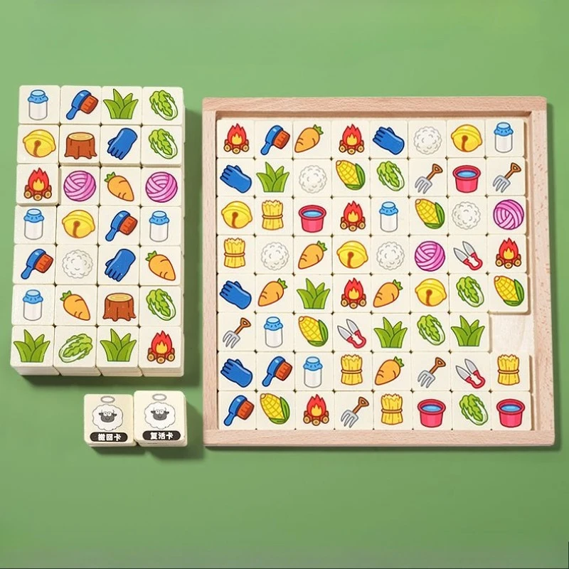 Wooden Puzzle A Sheep Multiplayer Game Chinese Table Kids Casual Card Game Parent-child Interactive Thinking Training Amusement
Wooden Puzzle A Sheep Multiplayer Game Chinese Table Kids Casual Card Game Parent-child Interactive Thinking Training Amusement