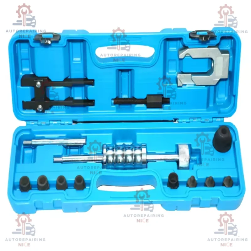 Fuel Injector Disassembly Kit Removal Installation Tool Set With Slide Hammer Nozzle Puller for Most Cars
Fuel Injector Disassembly Kit Removal Installation Tool Set With Slide Hammer Nozzle Puller for Most Cars