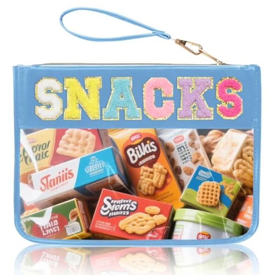 Siwara Snack Bags Clear Pouch Travel Makeup Bag Chenille Letter Bags for Zipper Pouch Clear Cosmetic Bag Clearly Tote Bag Makeu
Siwara Snack Bags Clear Pouch Travel Makeup Bag Chenille Letter Bags for Zipper Pouch Clear Cosmetic Bag Clearly Tote Bag Makeu