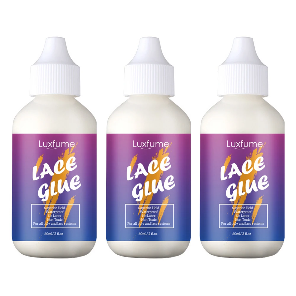 60ml Wig Glue Waterproof Ultra Lace Wig Glue for Lace Front Wig Hair Extensions Strong Hold Lace Glue Wig Accessories Luxfume
60ml Wig Glue Waterproof Ultra Lace Wig Glue for Lace Front Wig Hair Extensions Strong Hold Lace Glue Wig Accessories Luxfume
