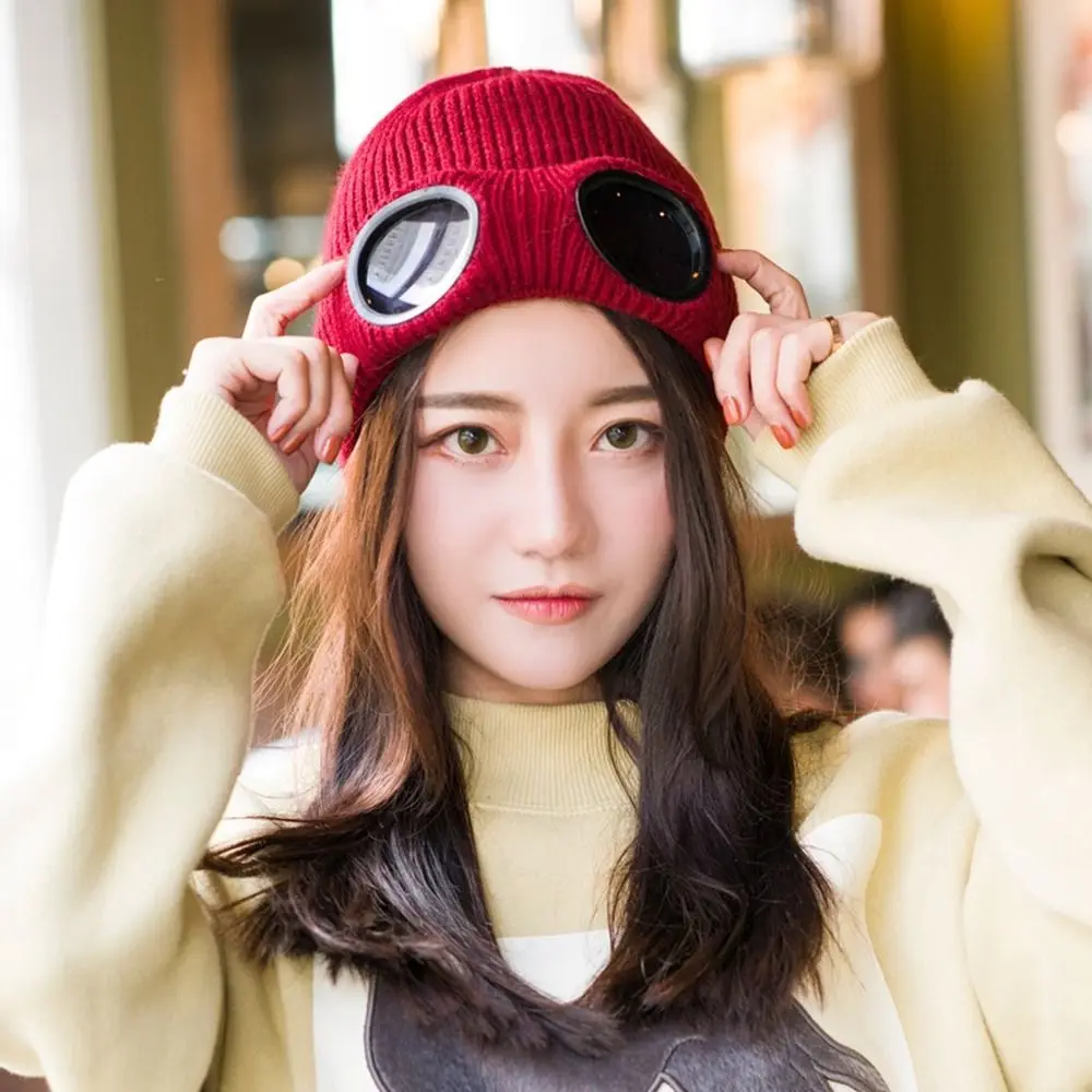 Ear Protection Men Beanie Caps Pilot Glasses Cap With Glasses Cycling Cap Women Wool Caps Knitted Hats Ski Cap Korean Beanies
Ear Protection Men Beanie Caps Pilot Glasses Cap With Glasses Cycling Cap Women Wool Caps Knitted Hats Ski Cap Korean Beanies
