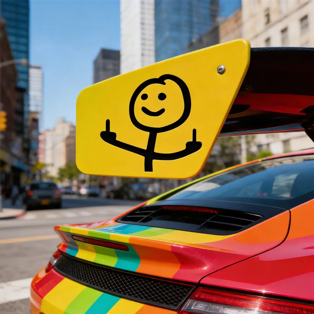 Cartoon Smiling Face Vinyl Decal, Waterproof Sticker for SUV Truck Van Window Body, Auto Exterior Decor
Cartoon Smiling Face Vinyl Decal, Waterproof Sticker for SUV Truck Van Window Body, Auto Exterior Decor