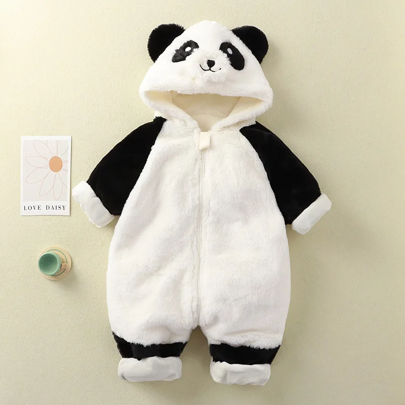 Baby Panda Bodysuit Baby Clothing Winter Hooded Crawling Suit Newborn Cute Plush One-Pieces
Baby Panda Bodysuit Baby Clothing Winter Hooded Crawling Suit Newborn Cute Plush One-Pieces