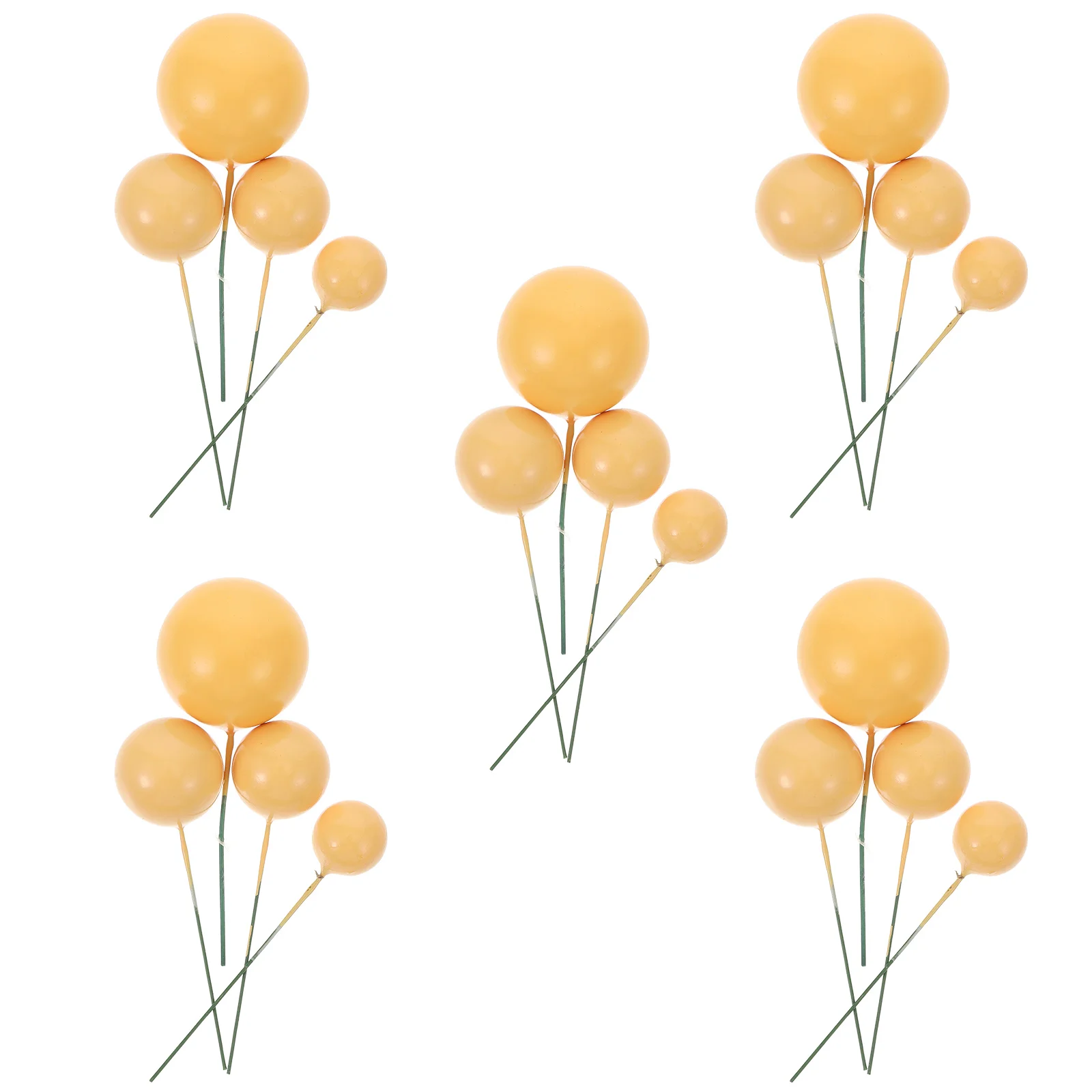 20 Pcs Cupcake Ornaments Pearl Ball Plug Colorful Birthday Topper Plastic Party Favor Decoration
20 Pcs Cupcake Ornaments Pearl Ball Plug Colorful Birthday Topper Plastic Party Favor Decoration