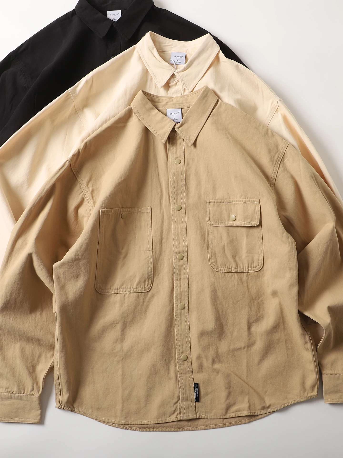 Retro Japanese Sle Pure Cotton Long Sve Loose Casual Collar Men's irt Multiple kets Workwear Outerwear Coat
Retro Japanese Sle Pure Cotton Long Sve Loose Casual Collar Men's irt Multiple kets Workwear Outerwear Coat