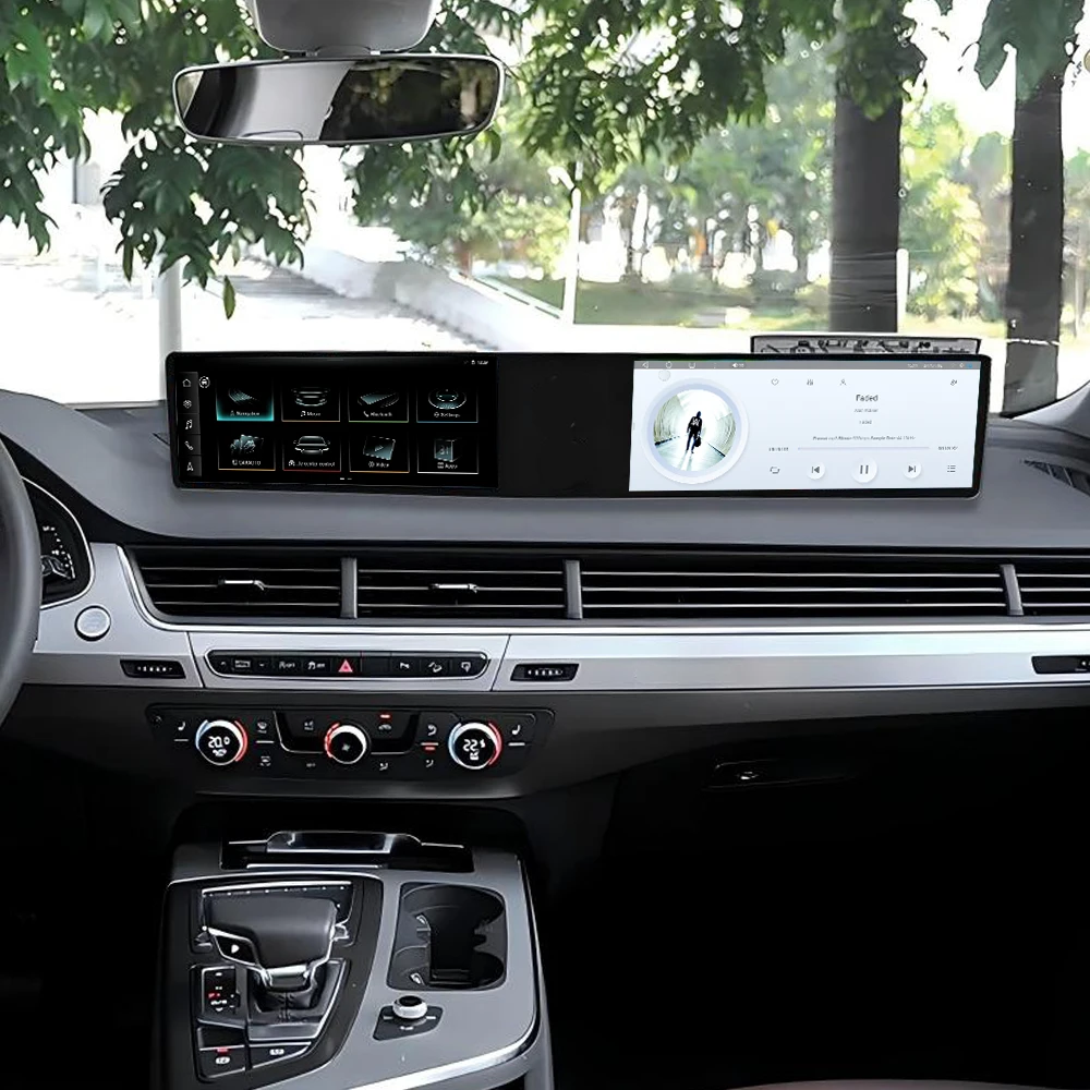 HD Screen Dual 12.3 Inch Car Radio Multimedia Player For Audi Q7 2016-2020 Android 13 CarPlay GPS Navigation Head Stereo Unit
HD Screen Dual 12.3 Inch Car Radio Multimedia Player For Audi Q7 2016-2020 Android 13 CarPlay GPS Navigation Head Stereo Unit