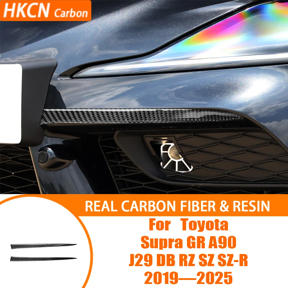 For Supra GR A90 2019—2025 Car Accessories Front Bumper Fog Light Strip Modification Carbon Fiber Interior Trim Sticker
For Supra GR A90 2019—2025 Car Accessories Front Bumper Fog Light Strip Modification Carbon Fiber Interior Trim Sticker