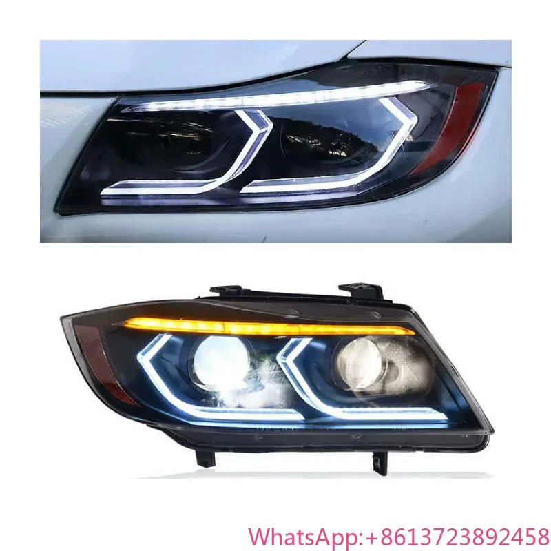 E90 Upgrade Headlamp for BMW 3 Series 2005-2012 318i 320i 325i LED Headlights DRL Dynamic Turn Signal Angel Eye Projector Lens
E90 Upgrade Headlamp for BMW 3 Series 2005-2012 318i 320i 325i LED Headlights DRL Dynamic Turn Signal Angel Eye Projector Lens