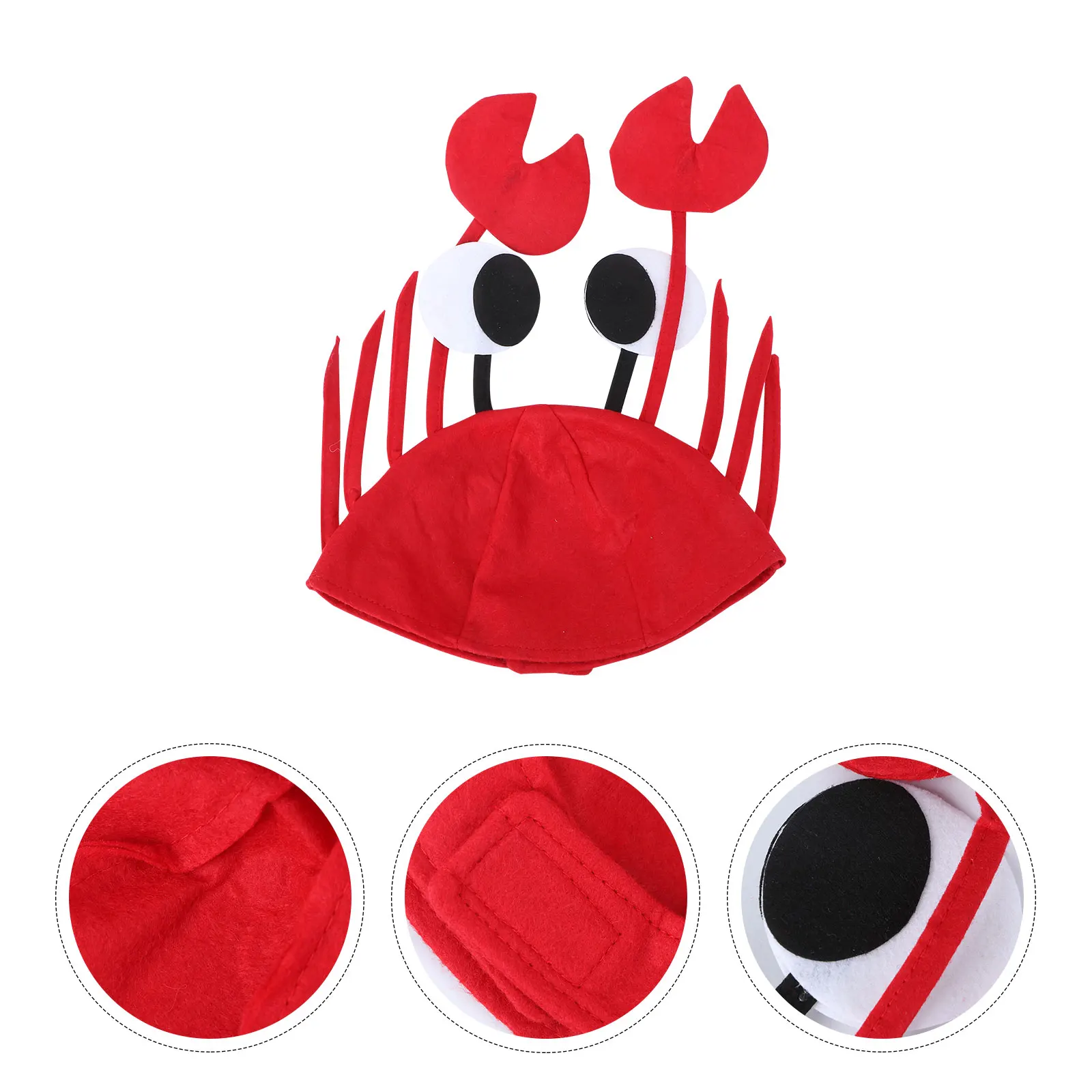 Crab Hat Funny Novelty Halloween Hats for Adult Kids Party Supplies Seafood Festival Costume Adjustable Back Closure
Crab Hat Funny Novelty Halloween Hats for Adult Kids Party Supplies Seafood Festival Costume Adjustable Back Closure