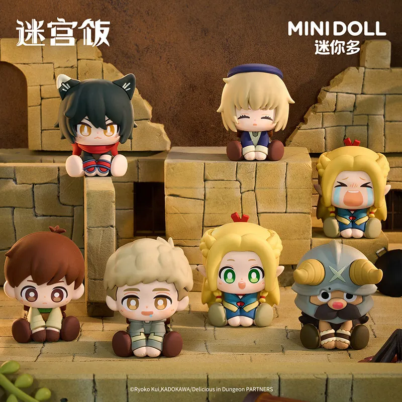 Minidoll Delicious In Dungeon, мягкая резиновая фигурка, глухая коробка, официальный аниме-периферийный марсиль, коллекционный подарок для фанатов
Minidoll Delicious In Dungeon, мягкая резиновая фигурка, глухая коробка, официальный аниме-периферийный марсиль, коллекционный подарок для фанатов