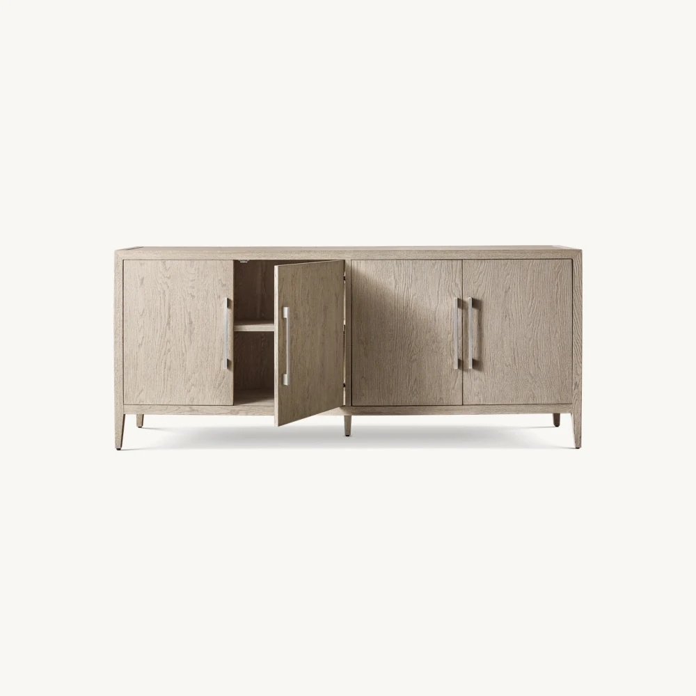 !@Mid Century Entainment Center Solid Wood Modern 4 Door Sideboard TV Stand TV Cabinet with Storage
!@Mid Century Entainment Center Solid Wood Modern 4 Door Sideboard TV Stand TV Cabinet with Storage