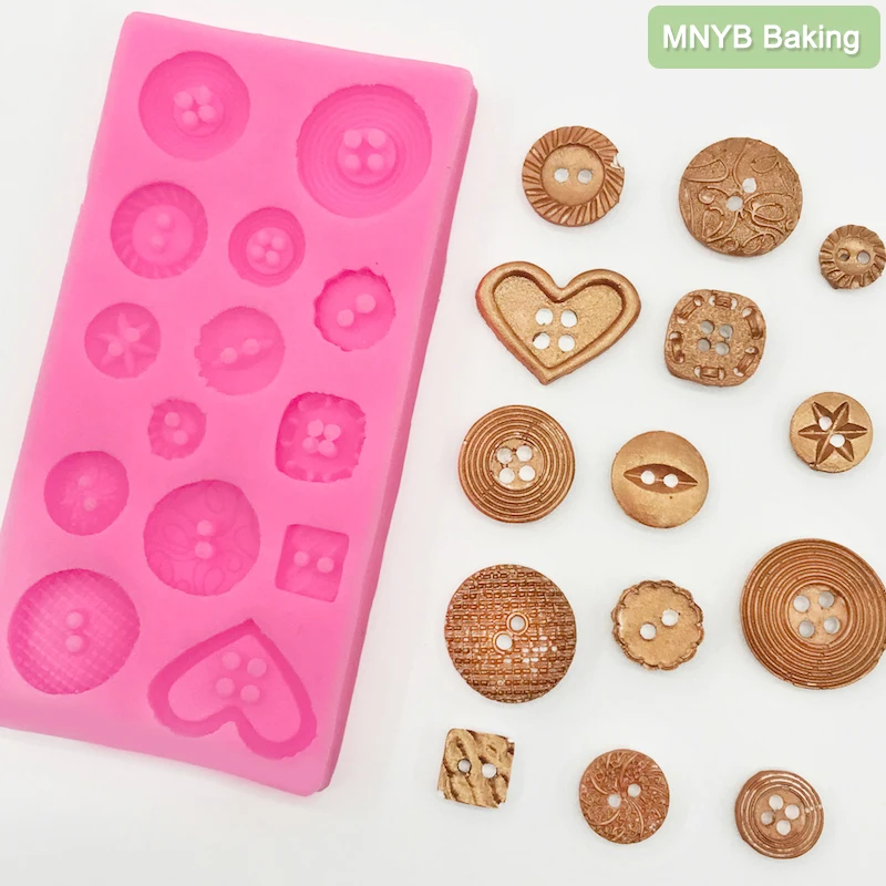 Cartoon Decorative Diamond Flower Buttons Silicone Fondant Mold Cupcake Chocolate Girl Cake Decoration Baking Tool Moulds
Cartoon Decorative Diamond Flower Buttons Silicone Fondant Mold Cupcake Chocolate Girl Cake Decoration Baking Tool Moulds
