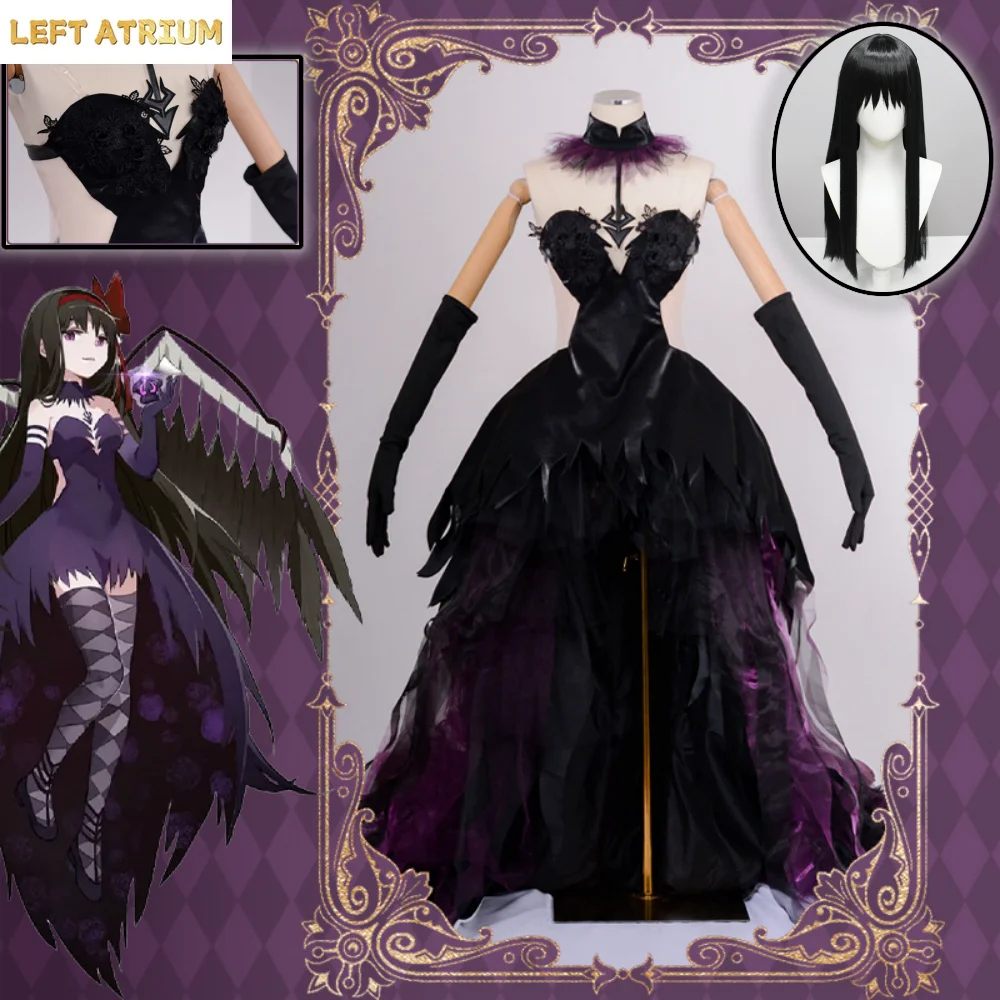 Akemi Homura Cosplay Devil Akemi Homura Women Purple Dress Outfits Anime Puella Magi Madoka Magica Akemi Homura Halloween Suits
Akemi Homura Cosplay Devil Akemi Homura Women Purple Dress Outfits Anime Puella Magi Madoka Magica Akemi Homura Halloween Suits