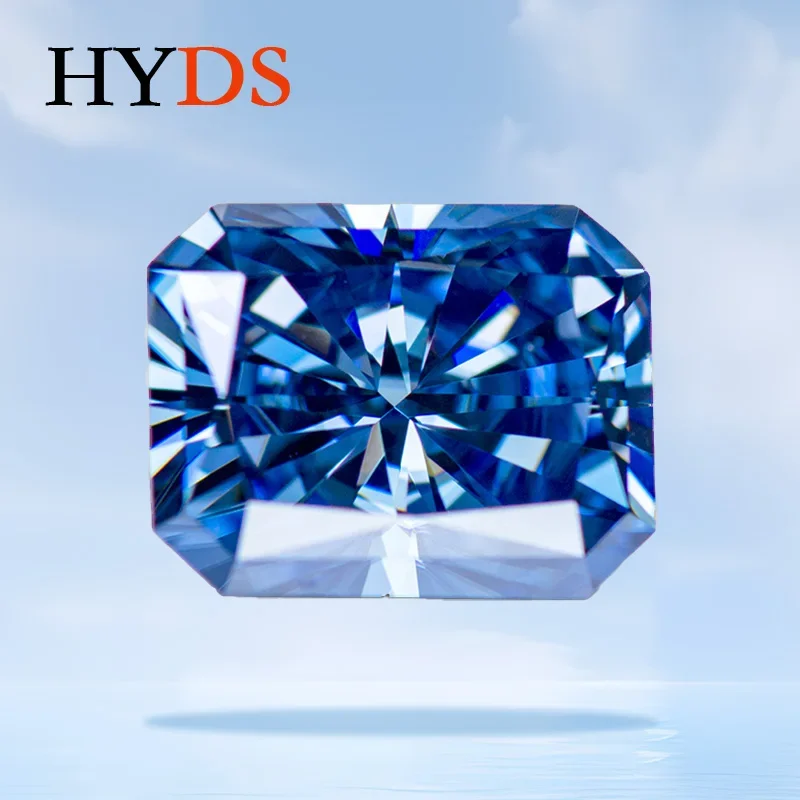 Moissanite Gemstone Natural Color Royal Blue VVS1 Radiant Cut Beads for DIY Charms Jewelry Making Materials with GRA Certificate
Moissanite Gemstone Natural Color Royal Blue VVS1 Radiant Cut Beads for DIY Charms Jewelry Making Materials with GRA Certificate
