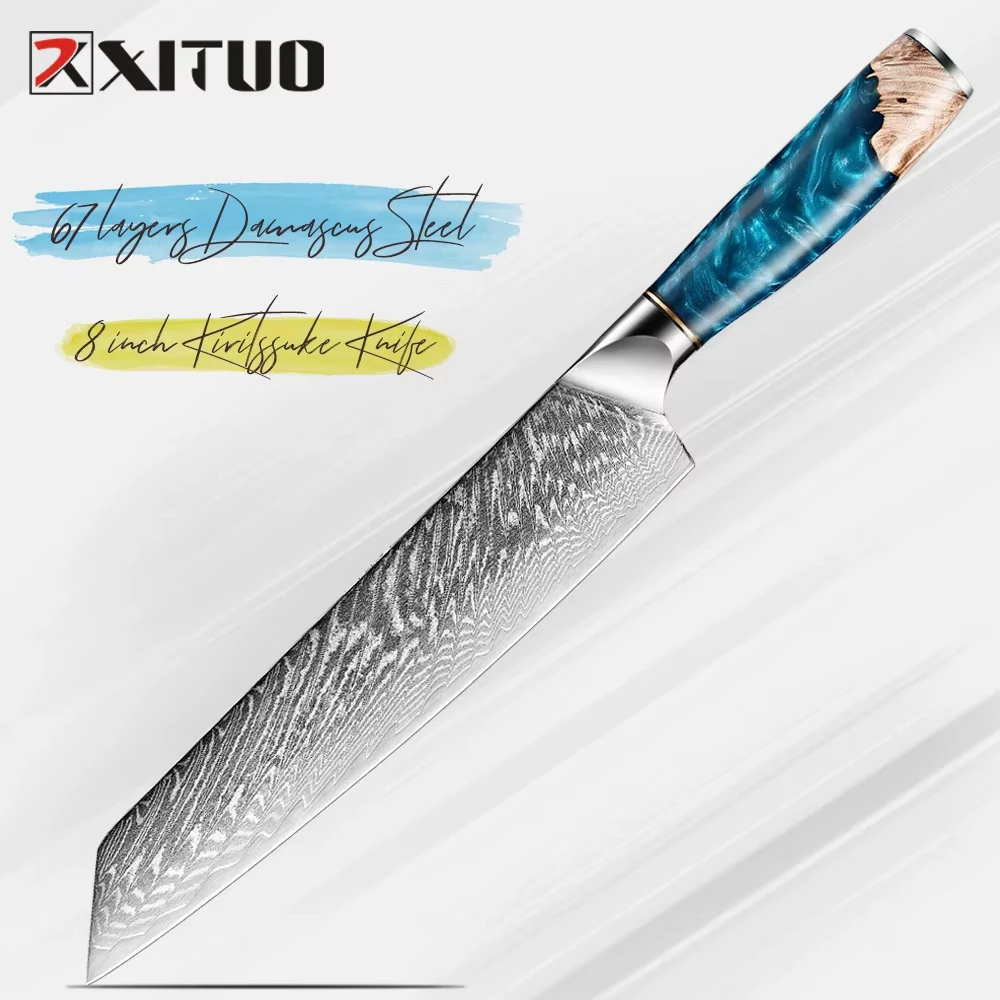 XITUO 8-дюймовый нож шеф-повара Кирицуке, ультра острый японский кухонный нож для профессиональных повара, 6-слойная эргономичная ручка из дамасской стали
XITUO 8-дюймовый нож шеф-повара Кирицуке, ультра острый японский кухонный нож для профессиональных повара, 6-слойная эргономичная ручка из дамасской стали