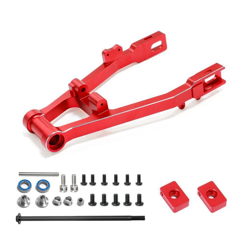 For LOSI 1/4 Promoto-MX RC Car Electric Motorcycle Rear Swing Arm Rear Fork Wheel Seat Parts Accessories 264000 Red
For LOSI 1/4 Promoto-MX RC Car Electric Motorcycle Rear Swing Arm Rear Fork Wheel Seat Parts Accessories 264000 Red