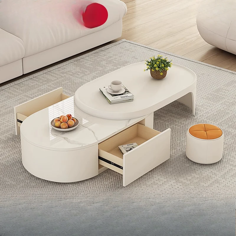 Cream wind coffee table living room household small apartment retractable multi-function embedded
Cream wind coffee table living room household small apartment retractable multi-function embedded