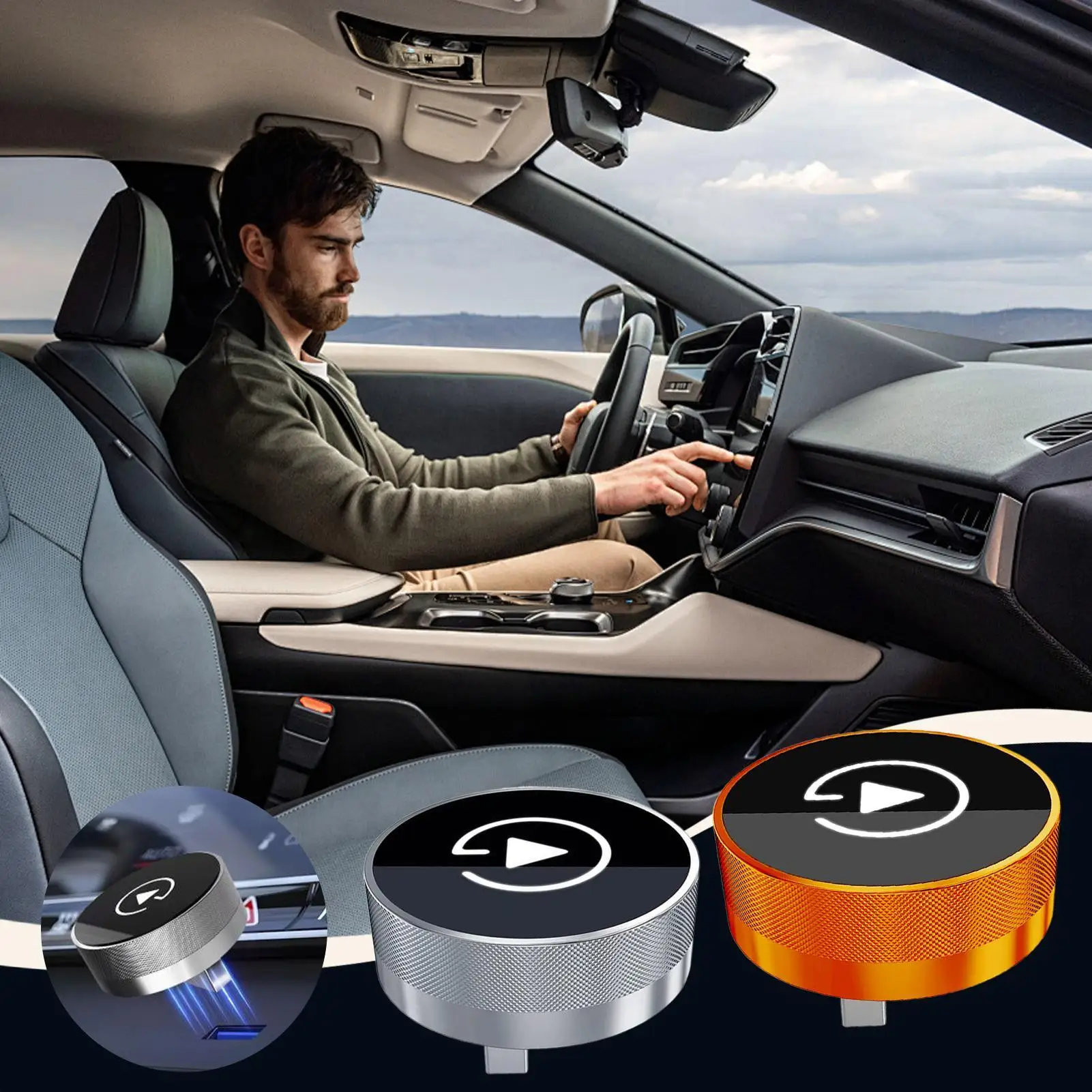 Car Transmitter Receiver Wireless Car Connector Round Wireless Adapter For Car Video Music Calling Transmission Screen
Car Transmitter Receiver Wireless Car Connector Round Wireless Adapter For Car Video Music Calling Transmission Screen