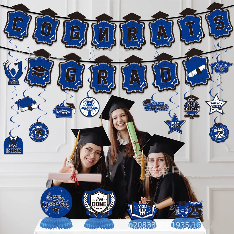 2025 Graduation Season Theme Party Decoration Set DIY High School And University Graduation Gathering Banner Backdrop Ornament
2025 Graduation Season Theme Party Decoration Set DIY High School And University Graduation Gathering Banner Backdrop Ornament