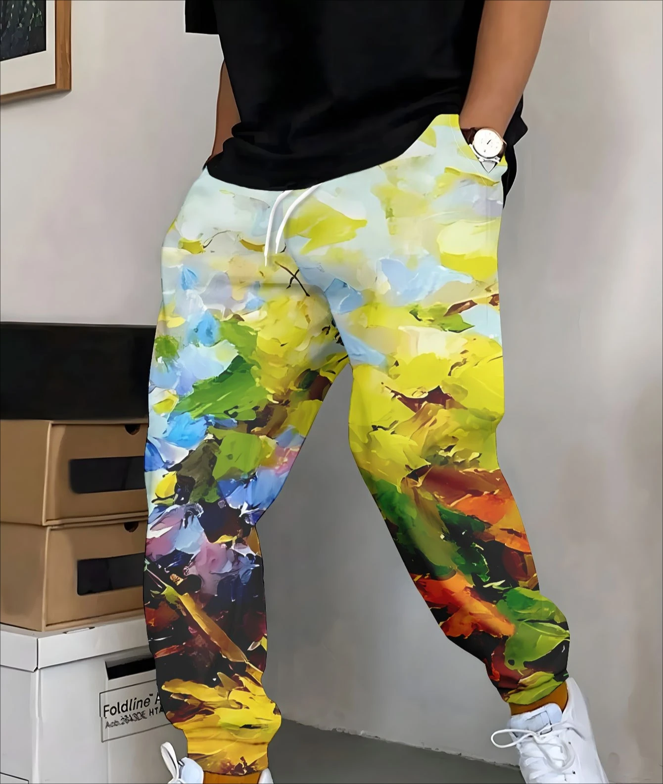 Oil Painting Style Pattern Print Men's Pants Abstract Couple 3D Full Print with Pattern Casual Pants Outdoor Fitness Activities
Oil Painting Style Pattern Print Men's Pants Abstract Couple 3D Full Print with Pattern Casual Pants Outdoor Fitness Activities