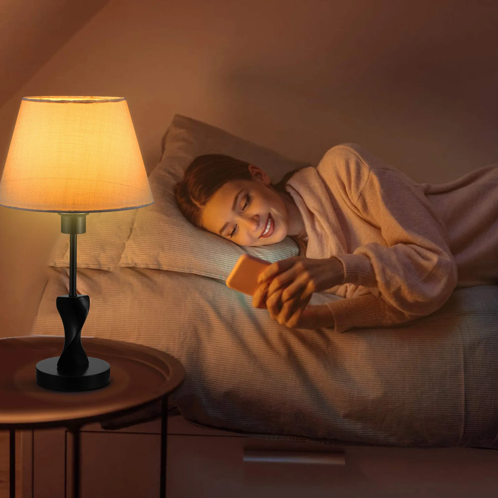 Fabric Lampshade for Desk and Table Lamps Modern Simple Design with Sturdy Metal Frame Softens Light for Home Bedroom Living
Fabric Lampshade for Desk and Table Lamps Modern Simple Design with Sturdy Metal Frame Softens Light for Home Bedroom Living