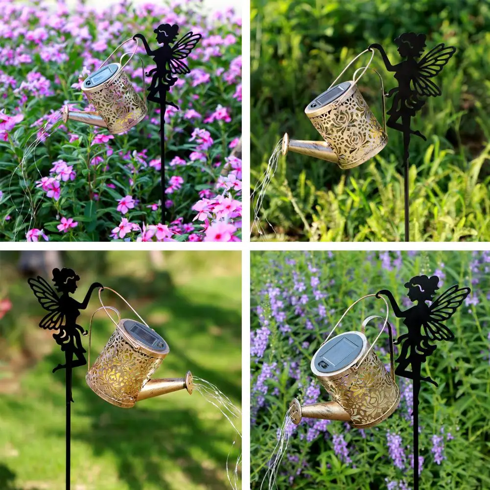 2 Pack Garden Lights, Fairy Sprinkling Water Solar Lights with 6x6 LEDs, Solar Powered Pathway Lights with Iron Fairy Deco
2 Pack Garden Lights, Fairy Sprinkling Water Solar Lights with 6x6 LEDs, Solar Powered Pathway Lights with Iron Fairy Deco