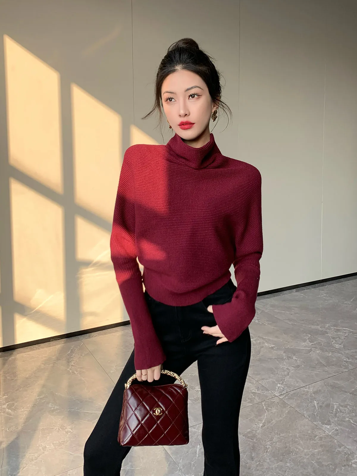 Chic Casual Long Sve Knitted Sweater Jiji Sli Slimming Outerwear Inner Match Hoodie Autumn Winter Ele Top
Chic Casual Long Sve Knitted Sweater Jiji Sli Slimming Outerwear Inner Match Hoodie Autumn Winter Ele Top