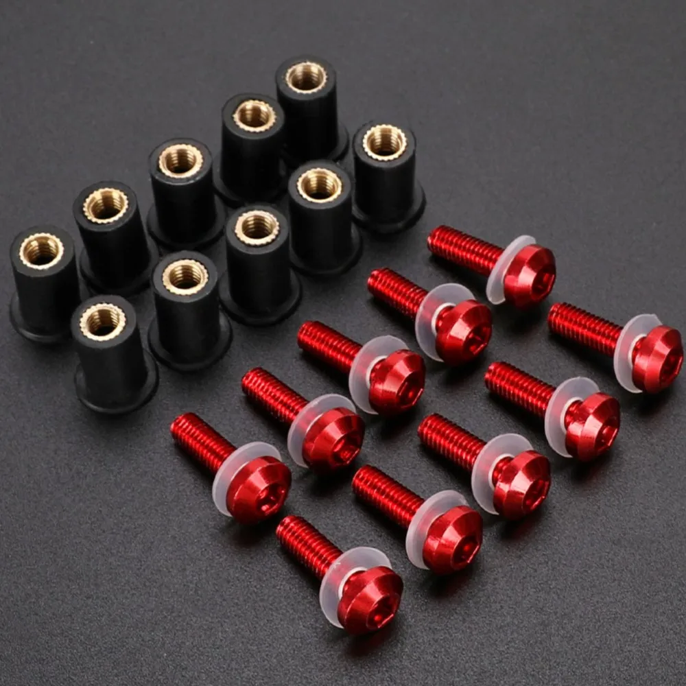 5MM 10PCS Fairing Bolts Kit FOR APRILIA TUONOV 4R SRMAX125 SHIVER 900 SHIVER 750 RSV MILLE Windshield Screw Rubber Nuts
5MM 10PCS Fairing Bolts Kit FOR APRILIA TUONOV 4R SRMAX125 SHIVER 900 SHIVER 750 RSV MILLE Windshield Screw Rubber Nuts