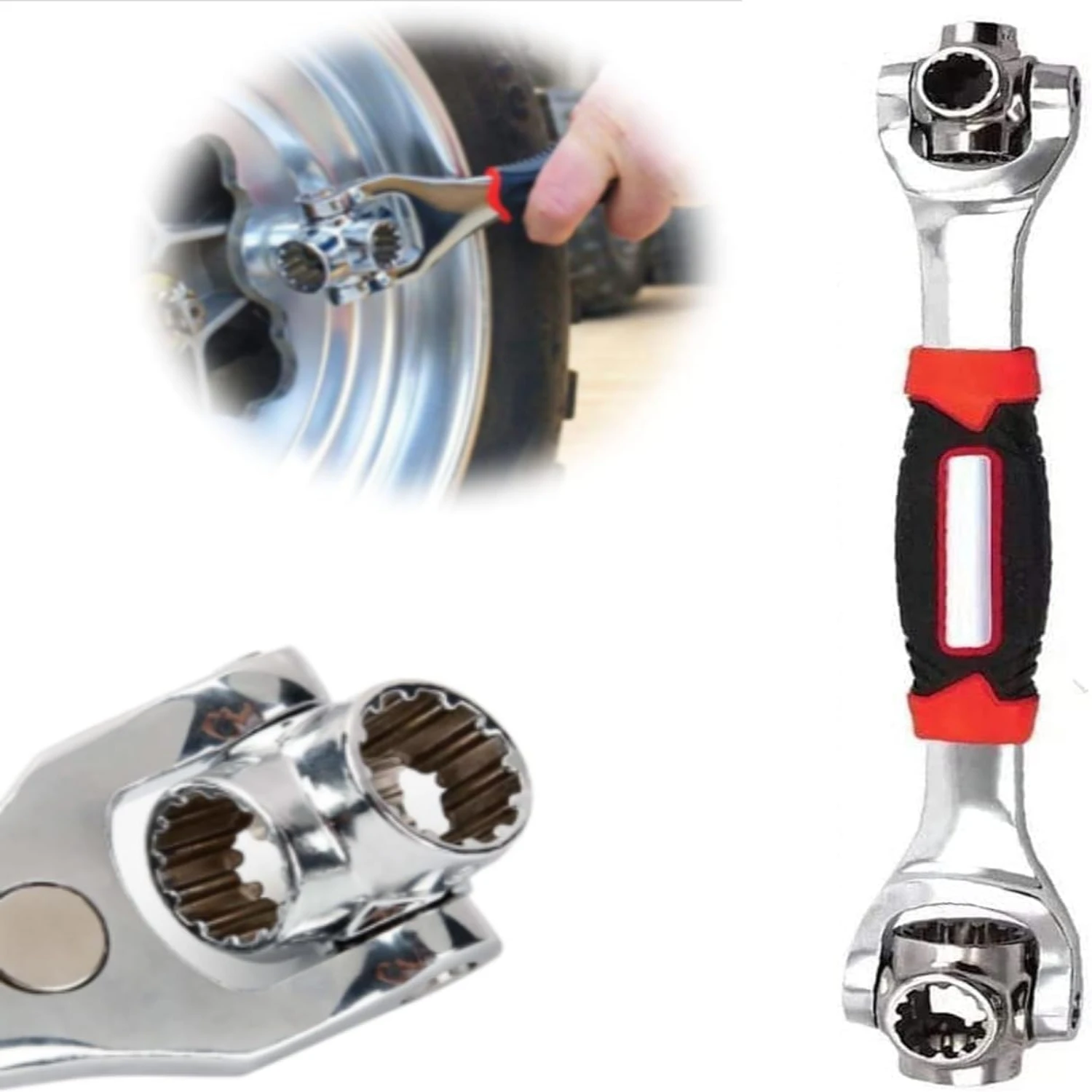 Get Your High-Quality, Durable, and Efficient 48-in-1 Rotating Head Socket Wrench - Versatile Multi-Wrench Tool for Home and Car
Get Your High-Quality, Durable, and Efficient 48-in-1 Rotating Head Socket Wrench - Versatile Multi-Wrench Tool for Home and Car