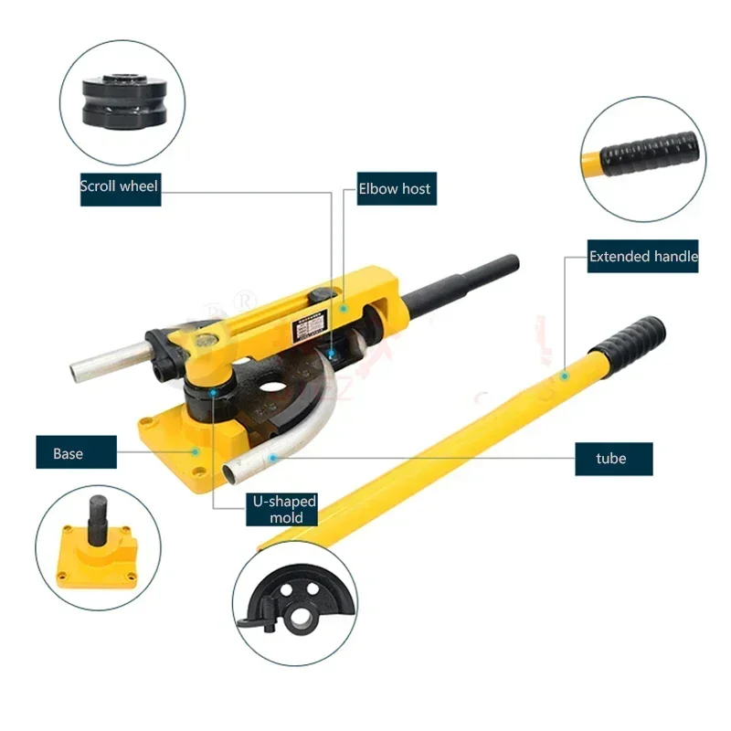 Upgrade Electric SWG-25S Pipe Bender Manual "U" Type Pipe Bending Tool Iron/Stainless Steel/Copper/Aluminum Pipe Bending Machine
Upgrade Electric SWG-25S Pipe Bender Manual "U" Type Pipe Bending Tool Iron/Stainless Steel/Copper/Aluminum Pipe Bending Machine